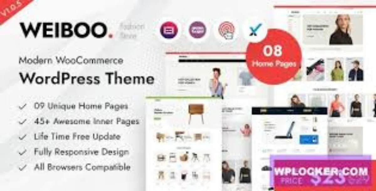 Weiboo v1.1.3 - Multipurpose WooCommerce Theme