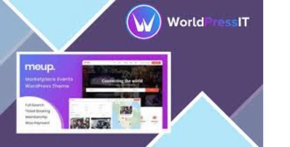 Meup v2.1.5 - Marketplace Events WordPress Theme