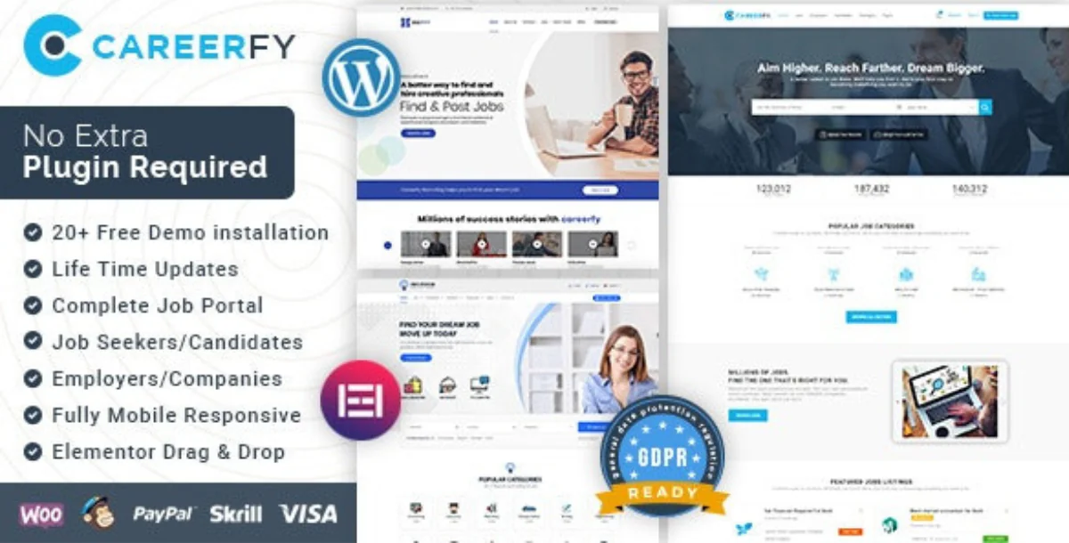 Careerfy v10.3.1 - Job Board WordPress Theme