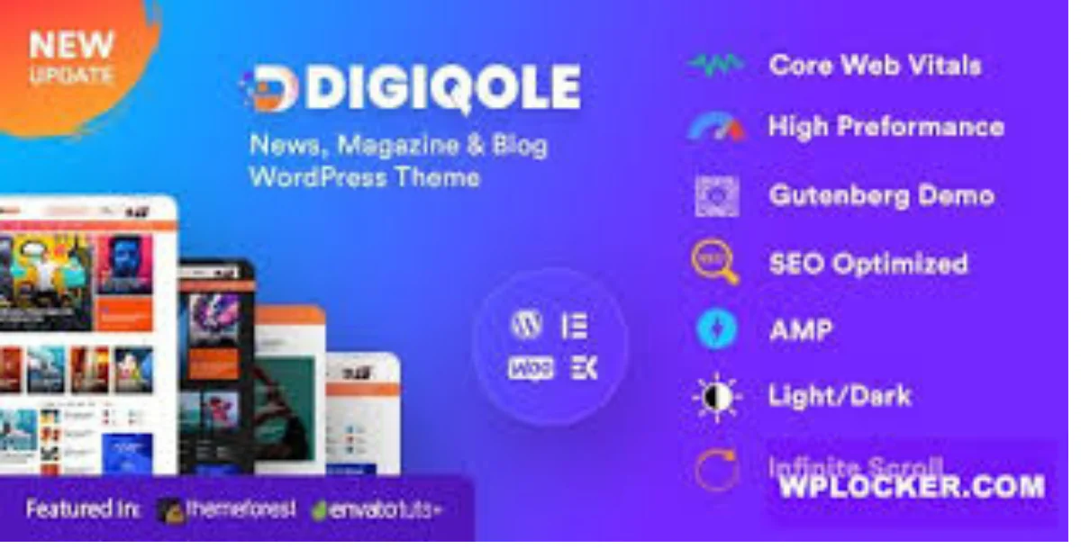 Digiqole v2.2.7 - News Magazine WordPress Theme