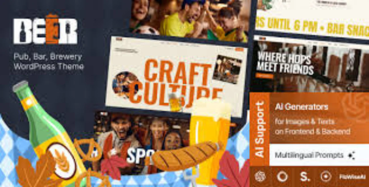 Beer v1.0 - Pub, Bar, Brewery WordPress Theme