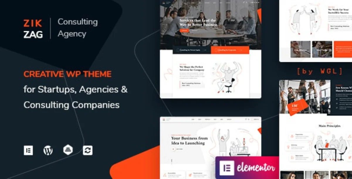 ZikZag v1.4.12 - Consulting & Agency WordPress Theme