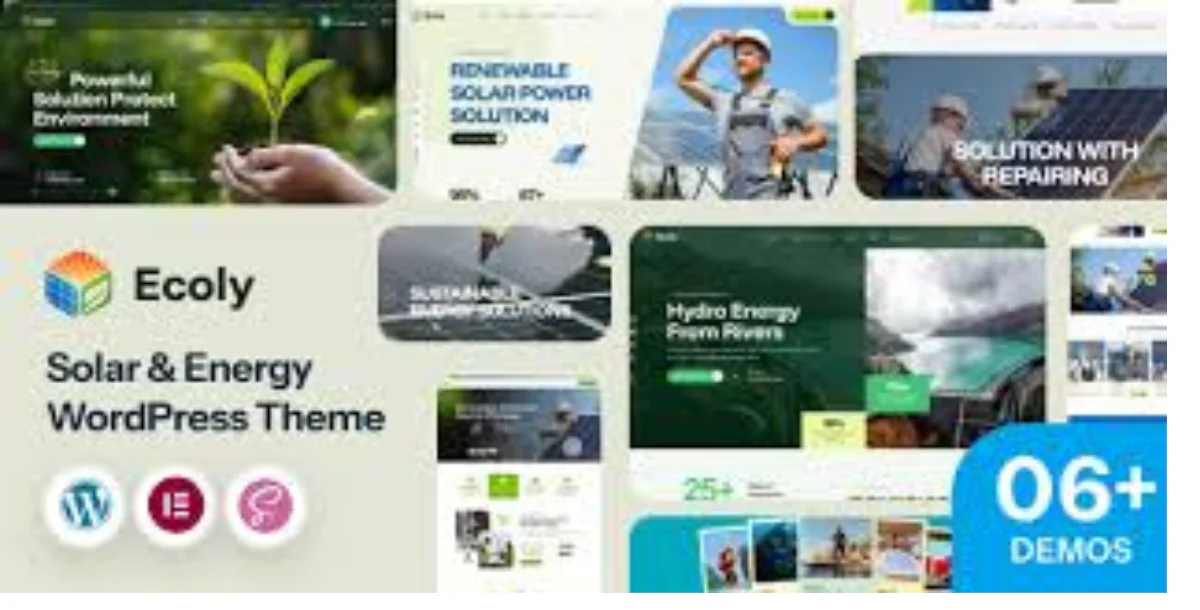 Ecoly v1.0 - Solar Ecology & Environment WordPress Theme