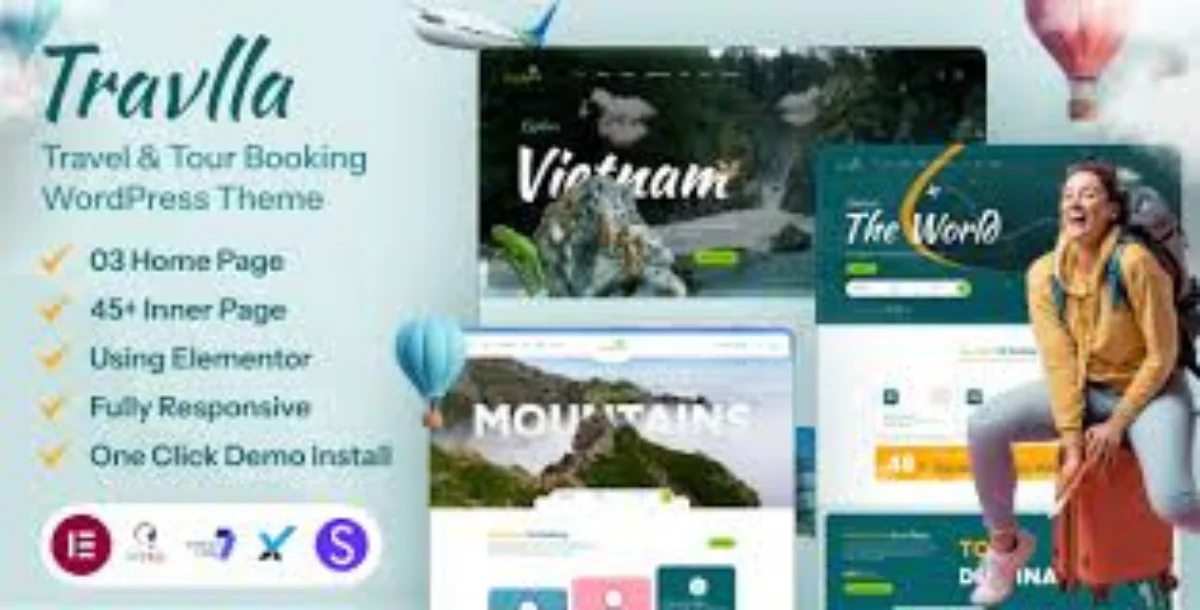 Travlia v1.0.1 - Travel & Tour Booking WordPress Theme