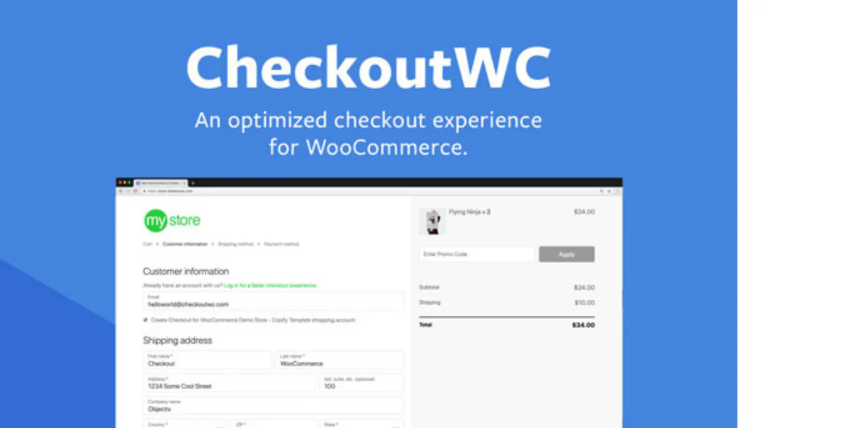 CheckoutWC v11.0.3 - Optimized Checkout Page for WooCommerce