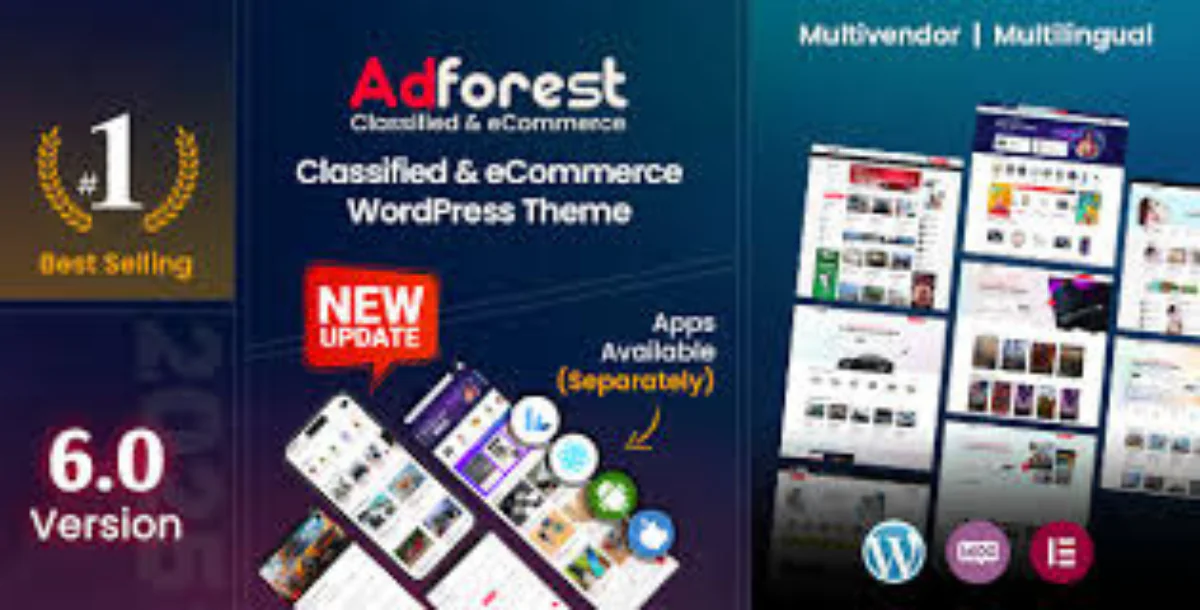 AdForest v6.0.12 - Classified Ads WordPress Theme