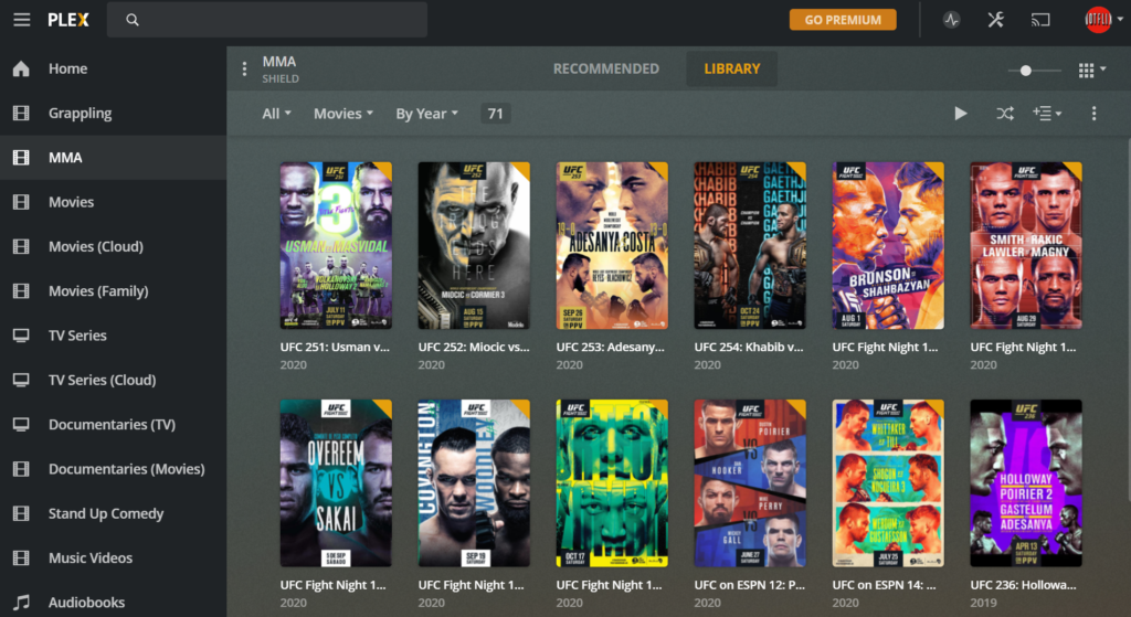 Streaming Movies and TV Shows on Plex