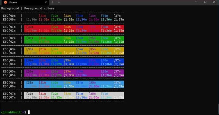 Terminal Color