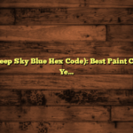 #00BFFF (Deep Sky Blue Hex Code): Best Paint Choices This Year