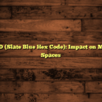 #6A5ACD (Slate Blue Hex Code): Impact on Mood and Spaces