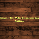 Best Platforms for Live Video Broadcasts: Engage Your Audience