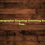 Facebook Demographic Targeting: Unlocking Your Audience Potential